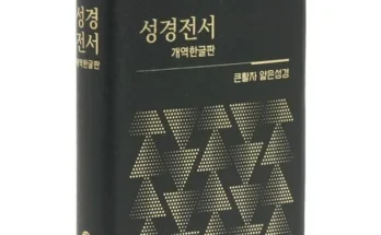 합리적인 당신을 위한 성경책개역한글 추천 리뷰