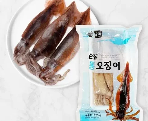 가성비 끝판왕 자연산 손질 통오징어 260gX10팩 (총 20미 추천 리뷰