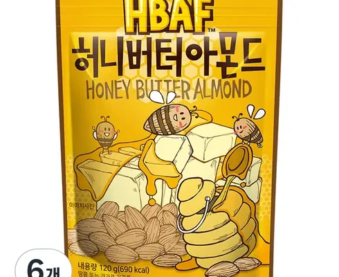 톱배우들도 쓴다는  THE프라임 아몬드 버터  총 400g x 6병  (3 추천 베스트8