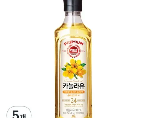 인플루언서들이 먼저 찾는 카놀라유500ml 리뷰 추천