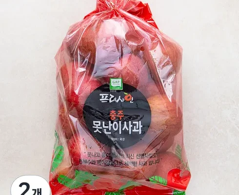 혁신적인  결초보은 보조개사과 총 6kg (3kgX2박스 후기