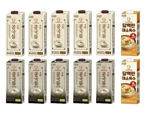 놓치면 후회할 진한 콩국물 오리지널5팩야채육수2팩 적극추천