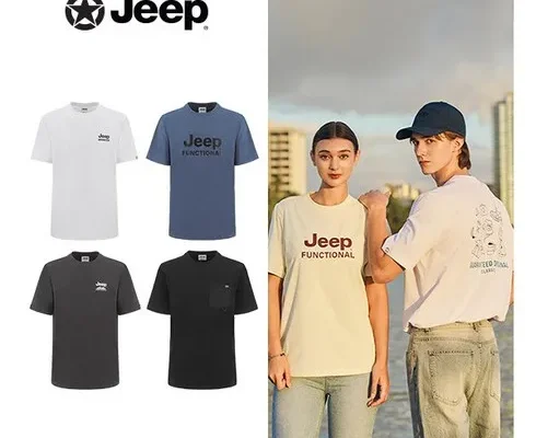 입소문난 JEEP 남성 24 SUMMER COOL SORONA 반팔 티셔츠 4종 적극추천