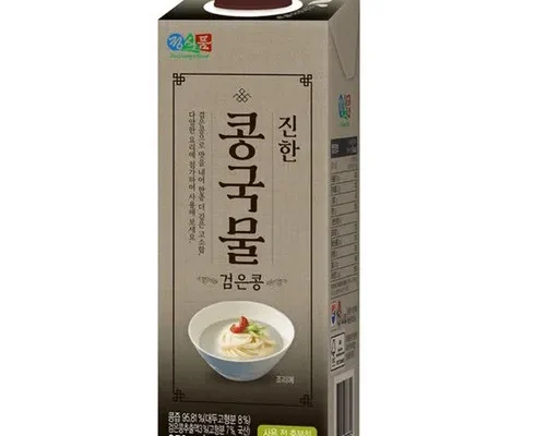 백화점에서 난리난 진한 콩국물 오리지널5팩야채육수2팩 후기