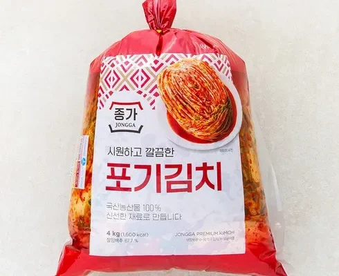 핫한  종가 중부식 포기김치 11kg (5.5kg X 2 Best8추천